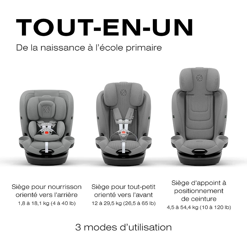 Siège d'Auto Callisto G 360 Rotatif - Stone Grey