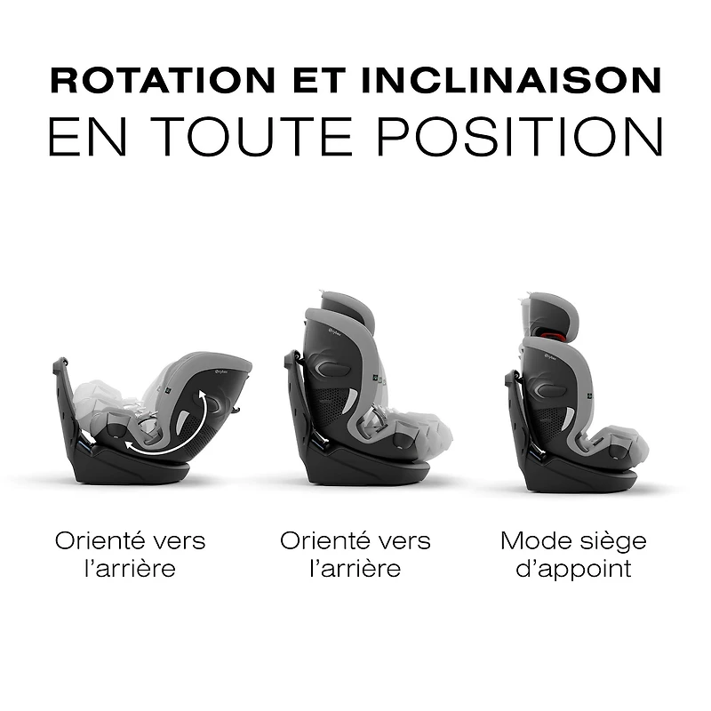Siège d'Auto Callisto G 360 Rotatif - Stone Grey