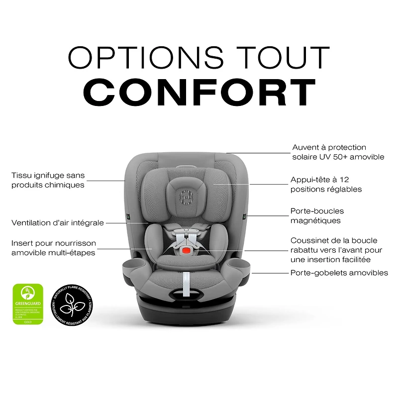 Siège d'Auto Callisto G 360 Rotatif - Stone Grey
