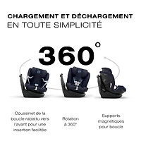 Siège d'Auto Callisto G 360 Rotatif - Ocean Blue
