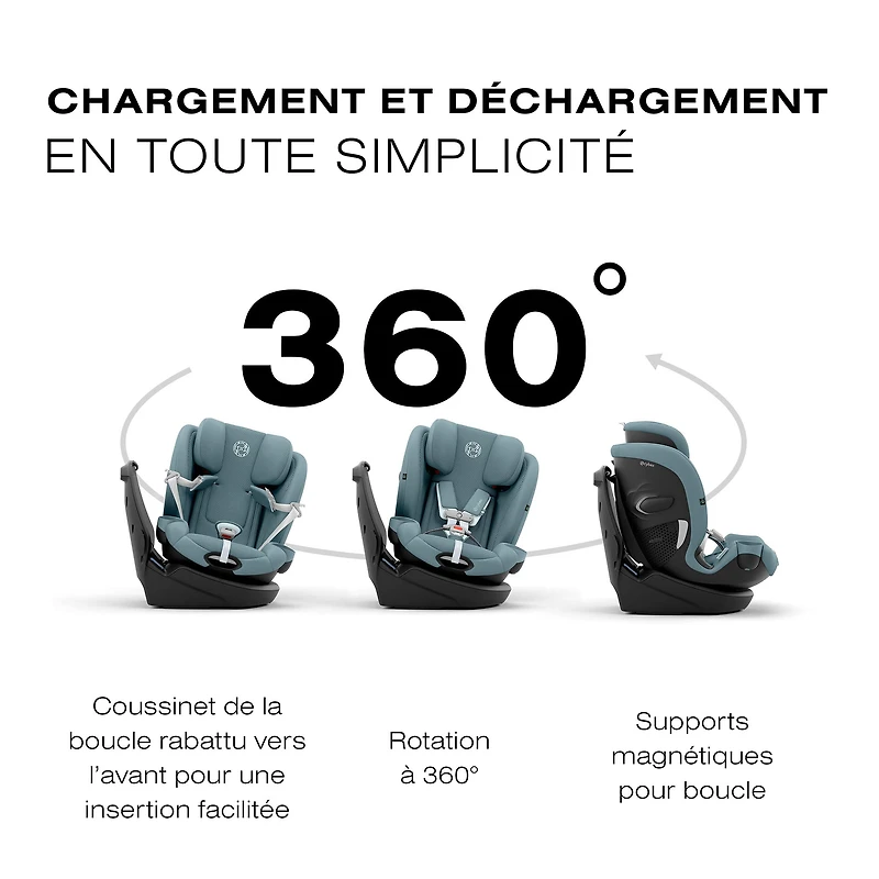 Callisto G 360 Rotating All-in-One Car Seat - Stormy Blue