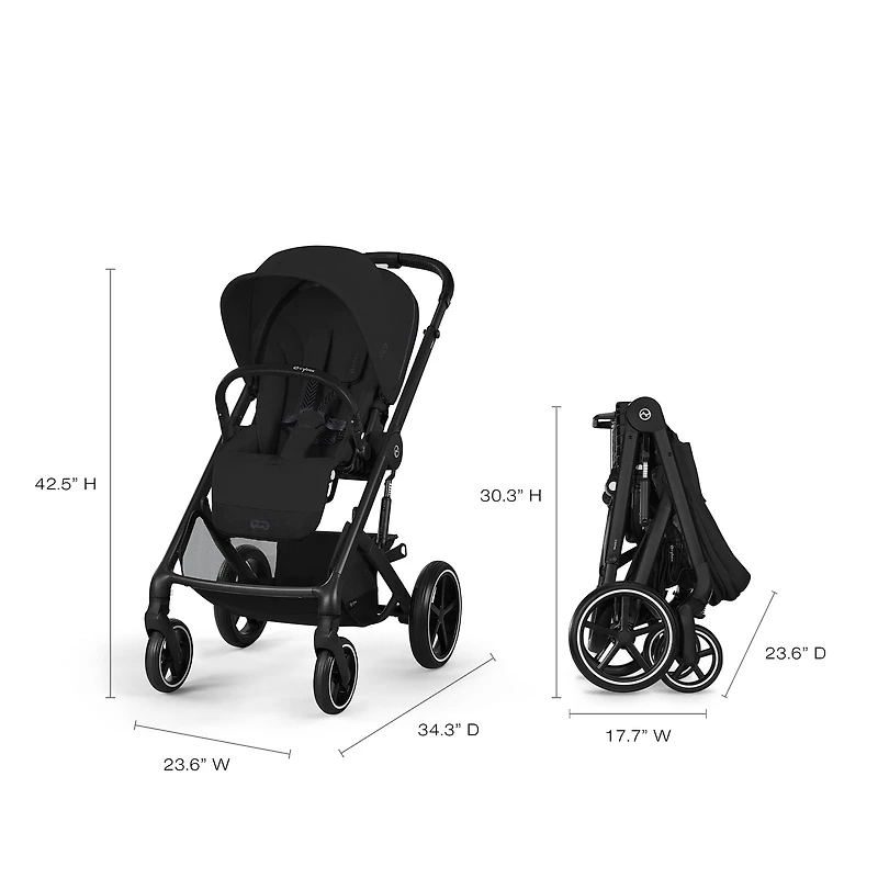 Stroller Balios S Lux - Moon Black