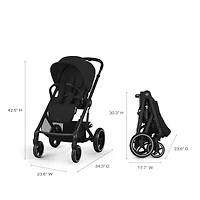 Stroller Balios S Lux - Moon Black