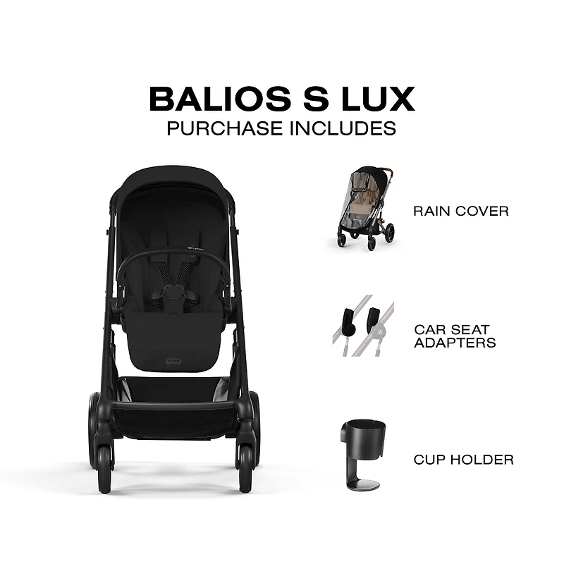 Stroller Balios S Lux - Moon Black