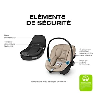 Aton G Swivel Sensorsafe Car Seat - Almode Beige