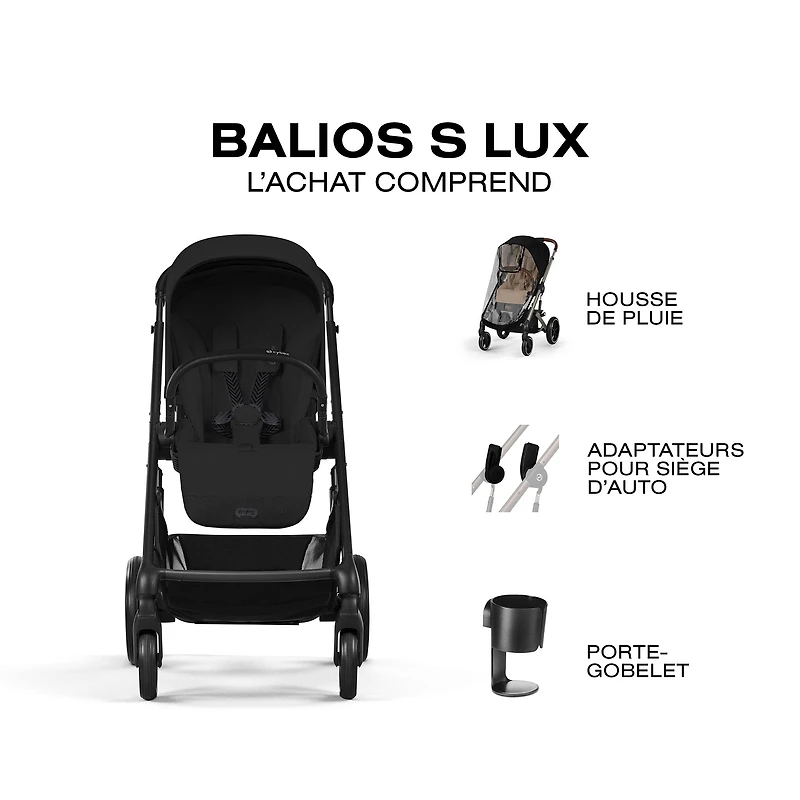 Poussette Balios S Lux - Brun Chocolat