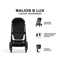 Poussette Balios S Lux - Brun Chocolat