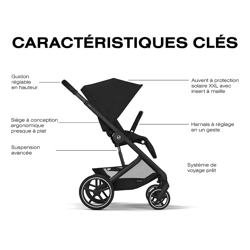 Poussette Balios S Lux - Brun Chocolat