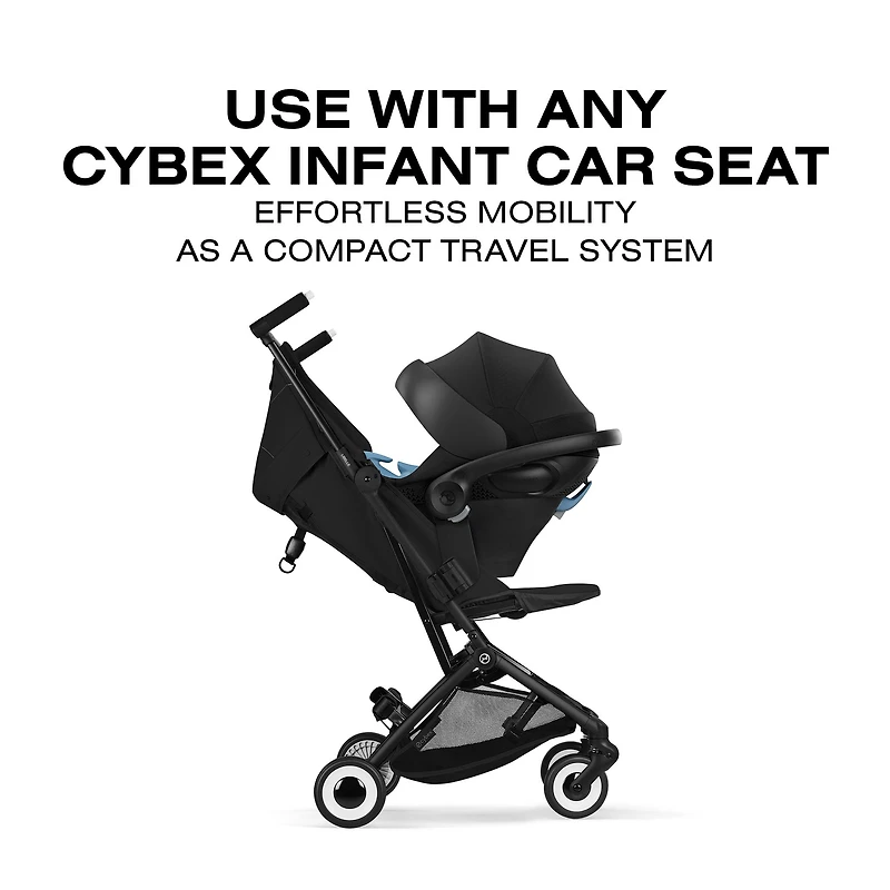 LIBELLE Ultra Lightweight Travel Stroller - Magic Black