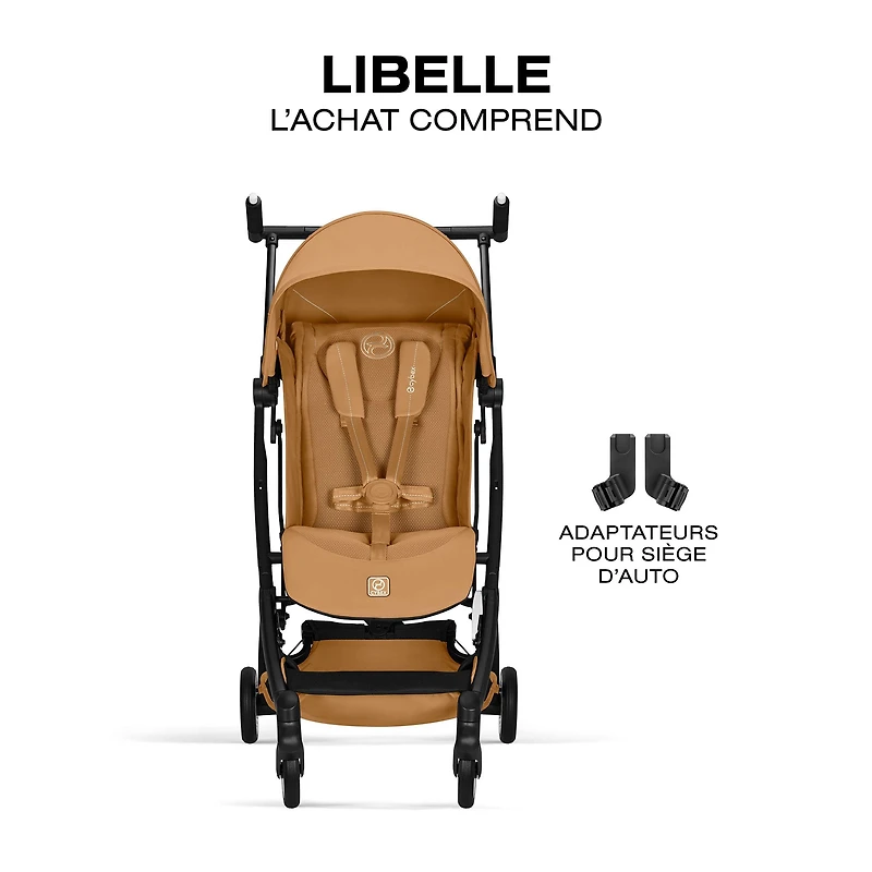 LIBELLE Ultra Lightweight Travel Stroller - Chocolate Brown