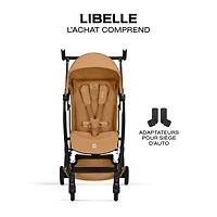 LIBELLE Ultra Lightweight Travel Stroller - Chocolate Brown