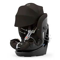 Callisto G 360 Rotating All-in-One Convertible Car Seat - Chocolate Brown