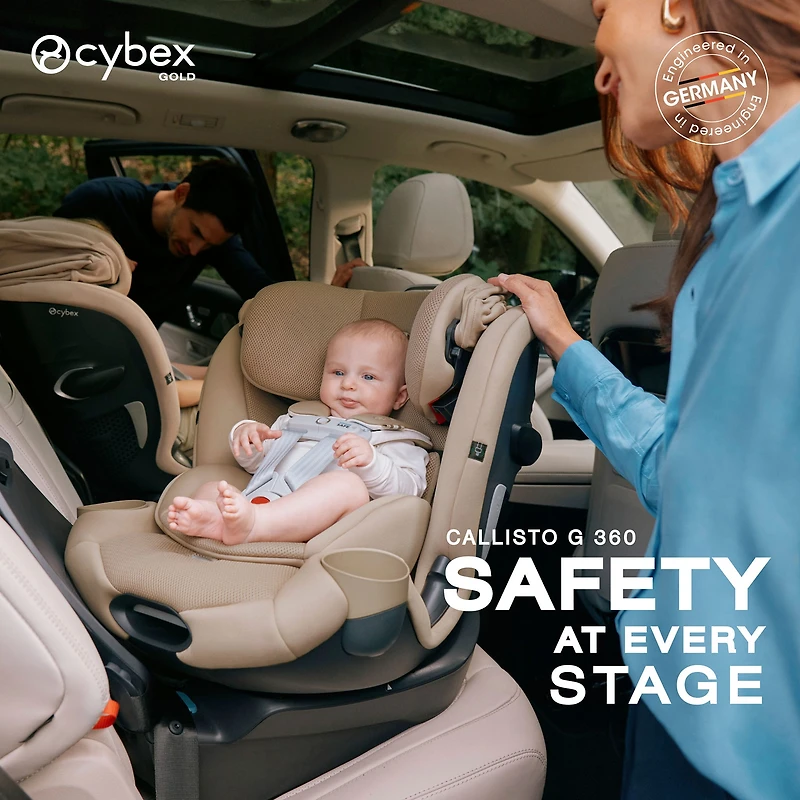 Callisto G 360 Rotating All-in-One Convertible Car Seat - Chocolate Brown