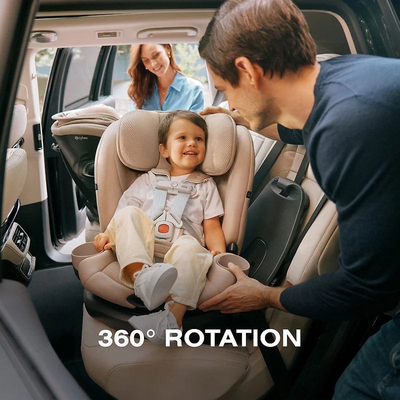 Callisto G 360 Rotating All-in-One Convertible Car Seat - Chocolate Brown