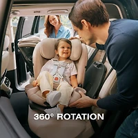 Callisto G 360 Rotating All-in-One Convertible Car Seat - Chocolate Brown