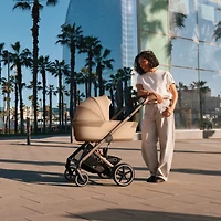 BALIOS Fold Cot - Almond Beige
