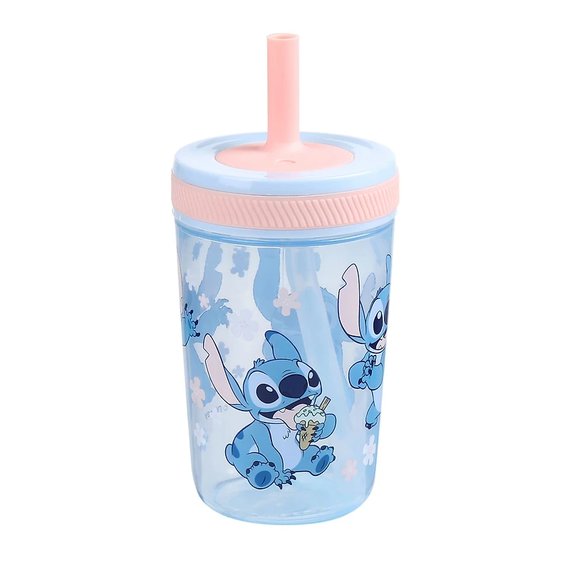 Stitch Tumbler With Straw