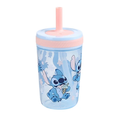 Stitch Tumbler With Straw