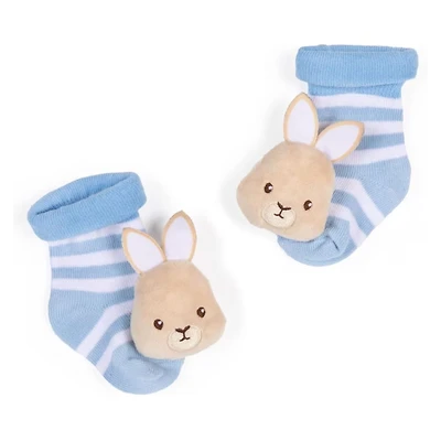 Playful Peter Rabbit foot rattles