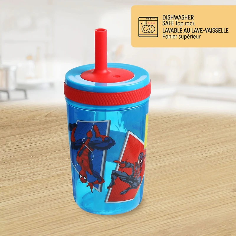 Gobelet avec Paille Spiderman