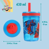 Spiderman Tumbler With Straw