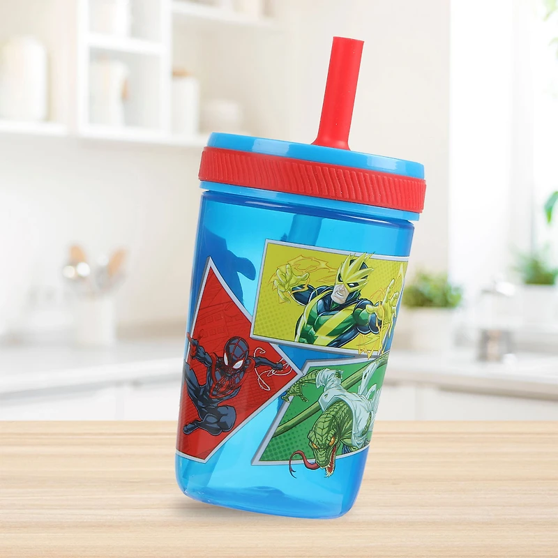 Gobelet avec Paille Spiderman
