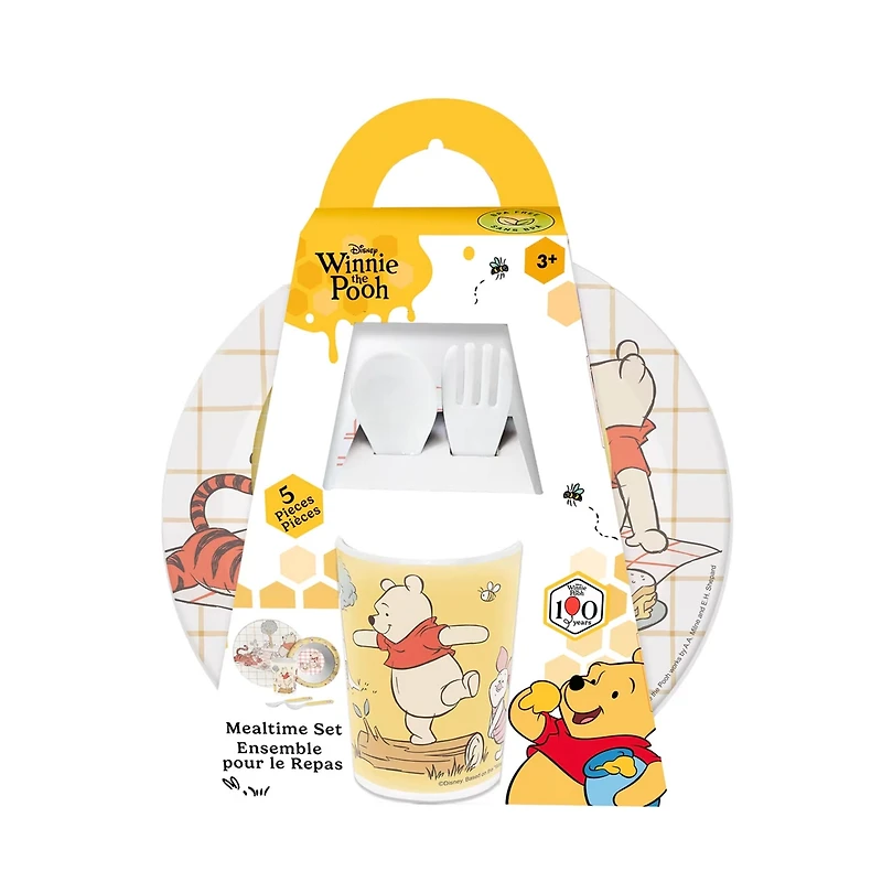 Vaisselle 5 Pièces Winnie L'ourson