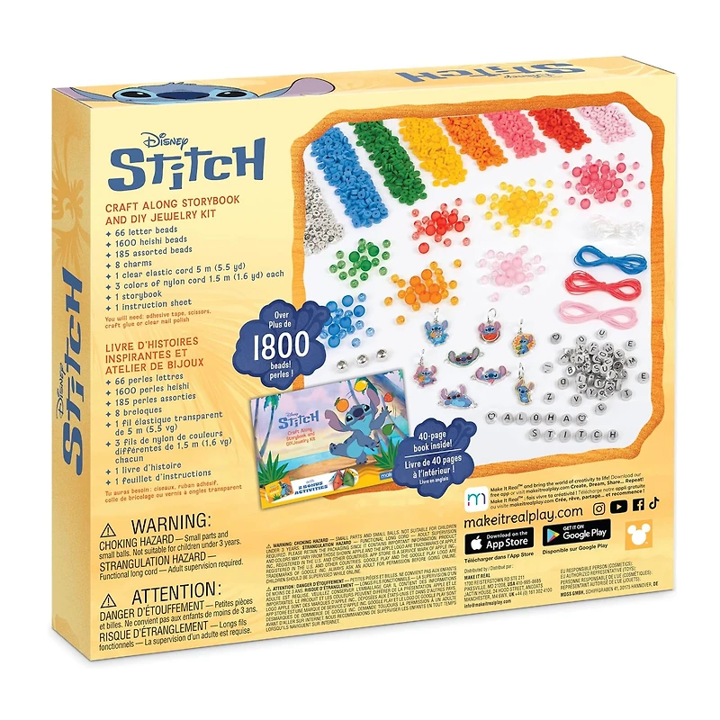 Livre d'Histoires & Création de Bijoux - Stitch