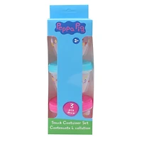 Ensemble (3) Contenants Peppa Pig
