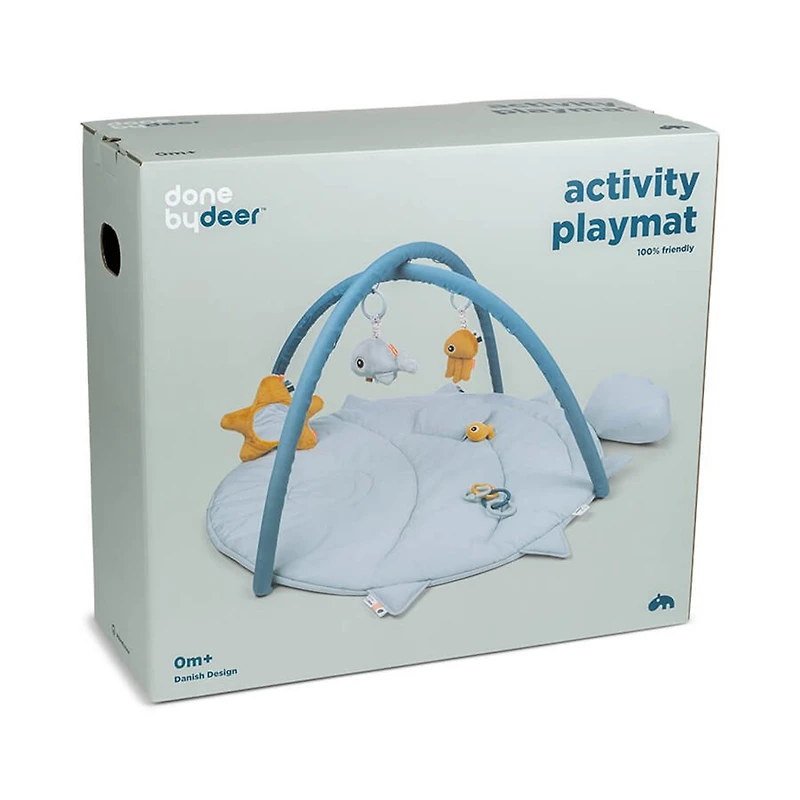 Activity Play Mat - Sea Friends Blue
