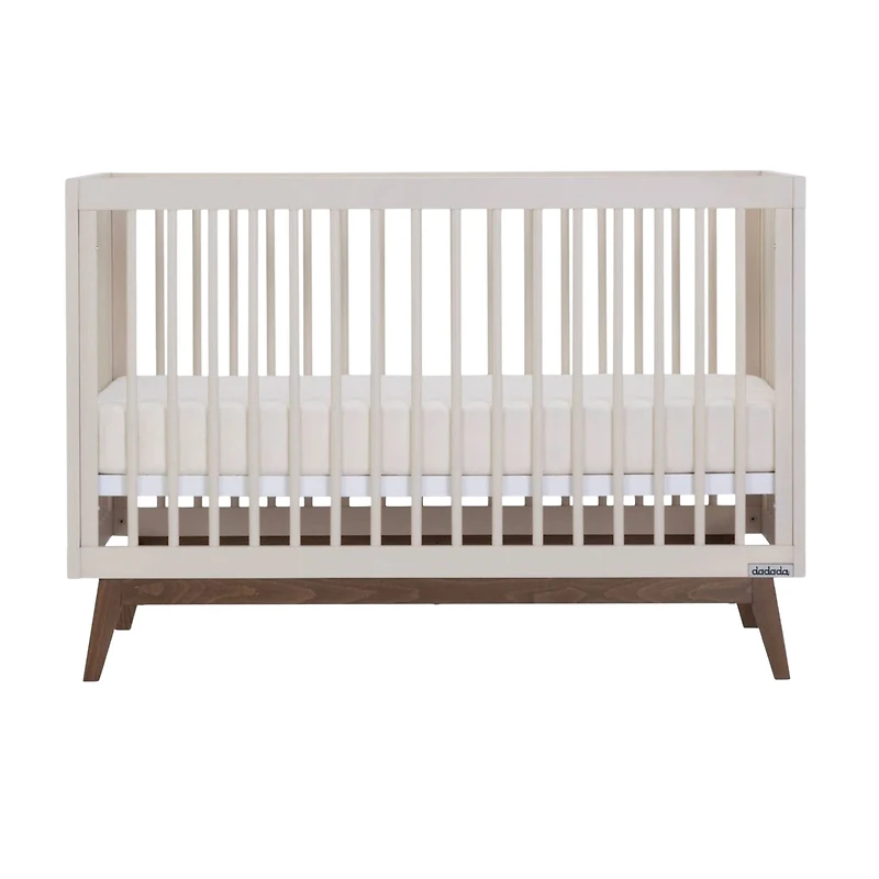 Soho 3-in-1 Convertible Crib - Almond Milk / Walnut