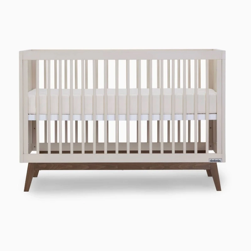 Soho 3-in-1 Convertible Crib - Almond Milk / Walnut