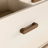 Commode  5 Tiroirs  Soho - Amande Noyer