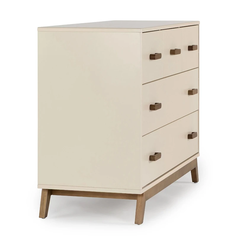 Commode  5 Tiroirs  Soho - Amande Noyer