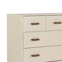Commode  5 Tiroirs  Soho - Amande Noyer