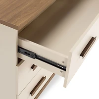 Commode 3 Tiroirs Lala - Amande Noyer