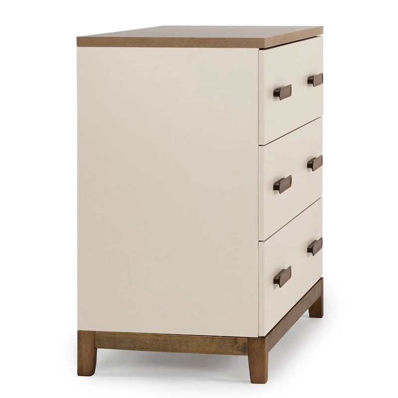 Commode 3 Tiroirs Lala - Amande Noyer