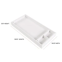 Plateau à Langer Amovible Lala - Blanc