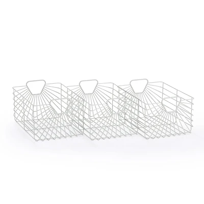 Central Park Storage Baskets (Set Of 3) - Sage