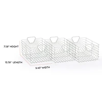 Central Park Storage Baskets (Set Of 3) - Sage