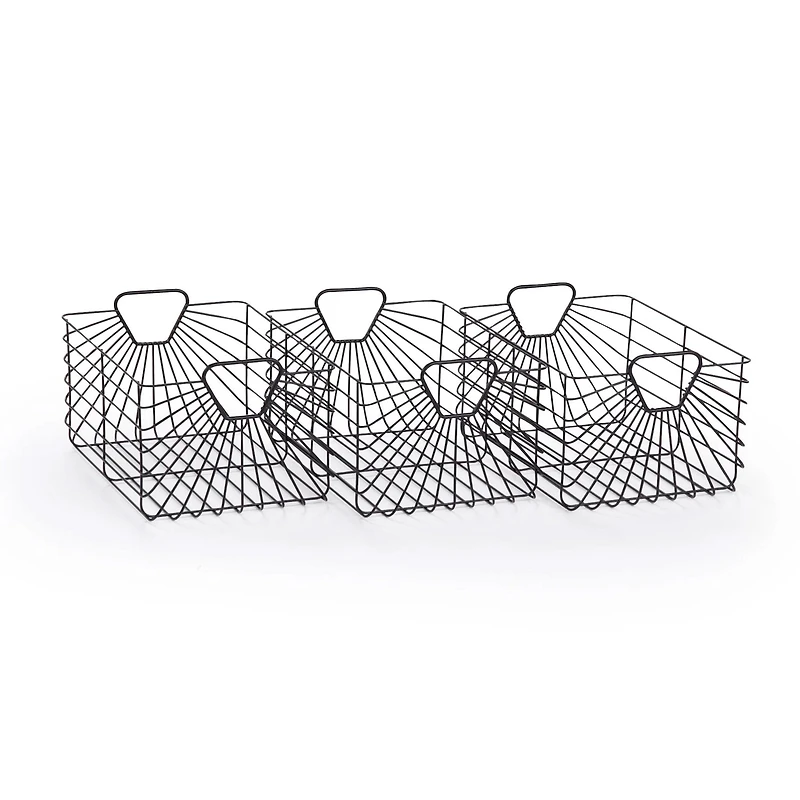 Paniers de rangement Central Park (ensemble de 3