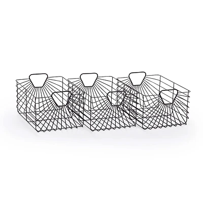 Paniers de rangement Central Park (ensemble de 3