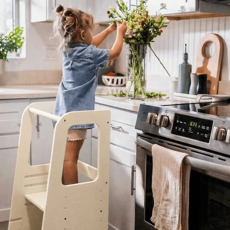 Toddler Tower - Almond