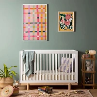 Bliss 4-In-1 Convertible Crib - White/Natural
