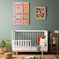 Bliss 4-In-1 Convertible Crib - White/Natural