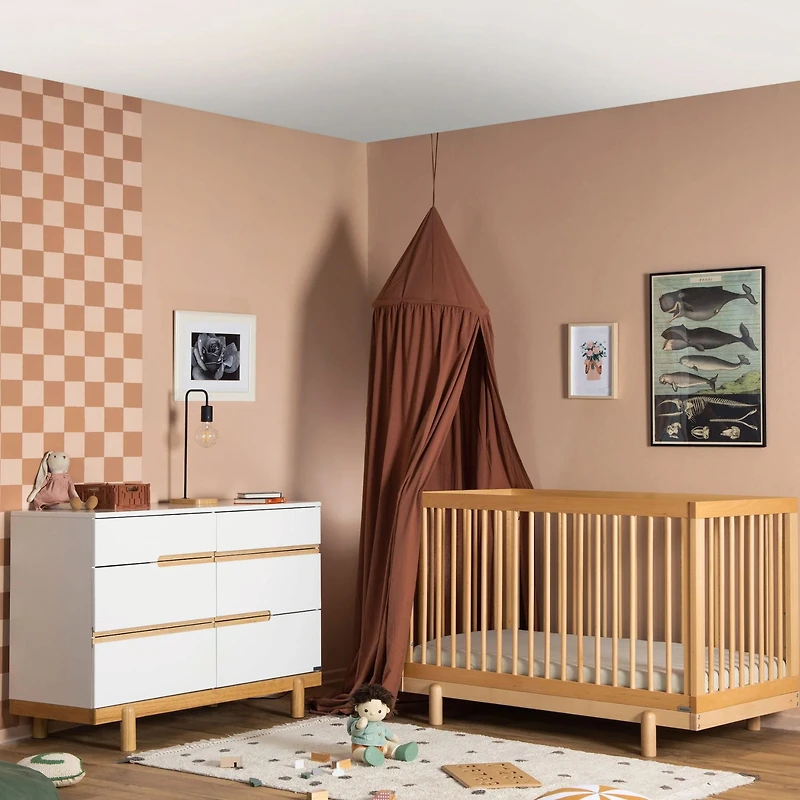Bliss 4-In-1 Convertible Crib - Natural