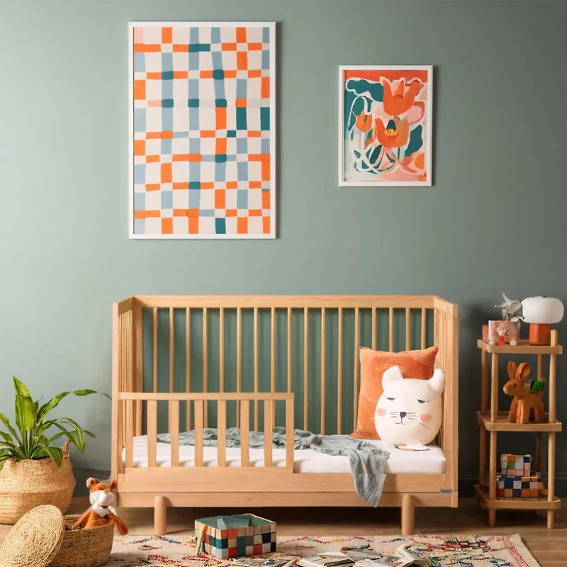 Bliss 4-In-1 Convertible Crib - Natural