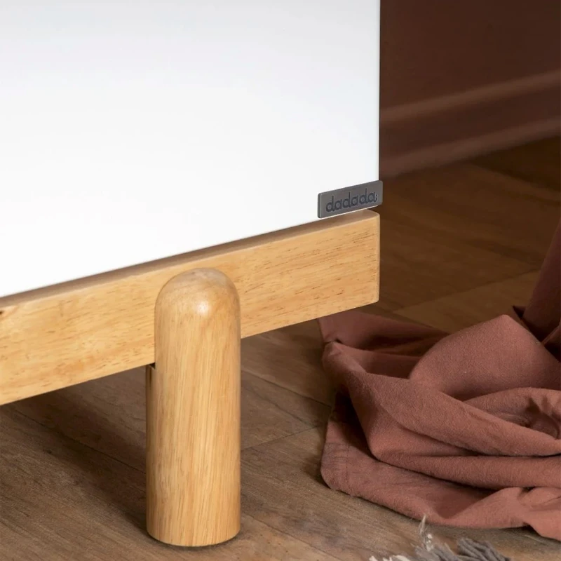Bliss 6-Drawer Dresser - White / Natural