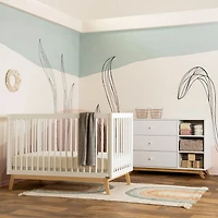 Central Park 3-drawer - White / Natural