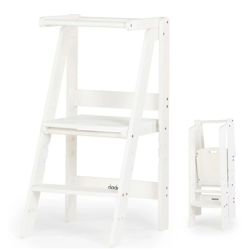 Tour pliante pour tout-petits - Blanc